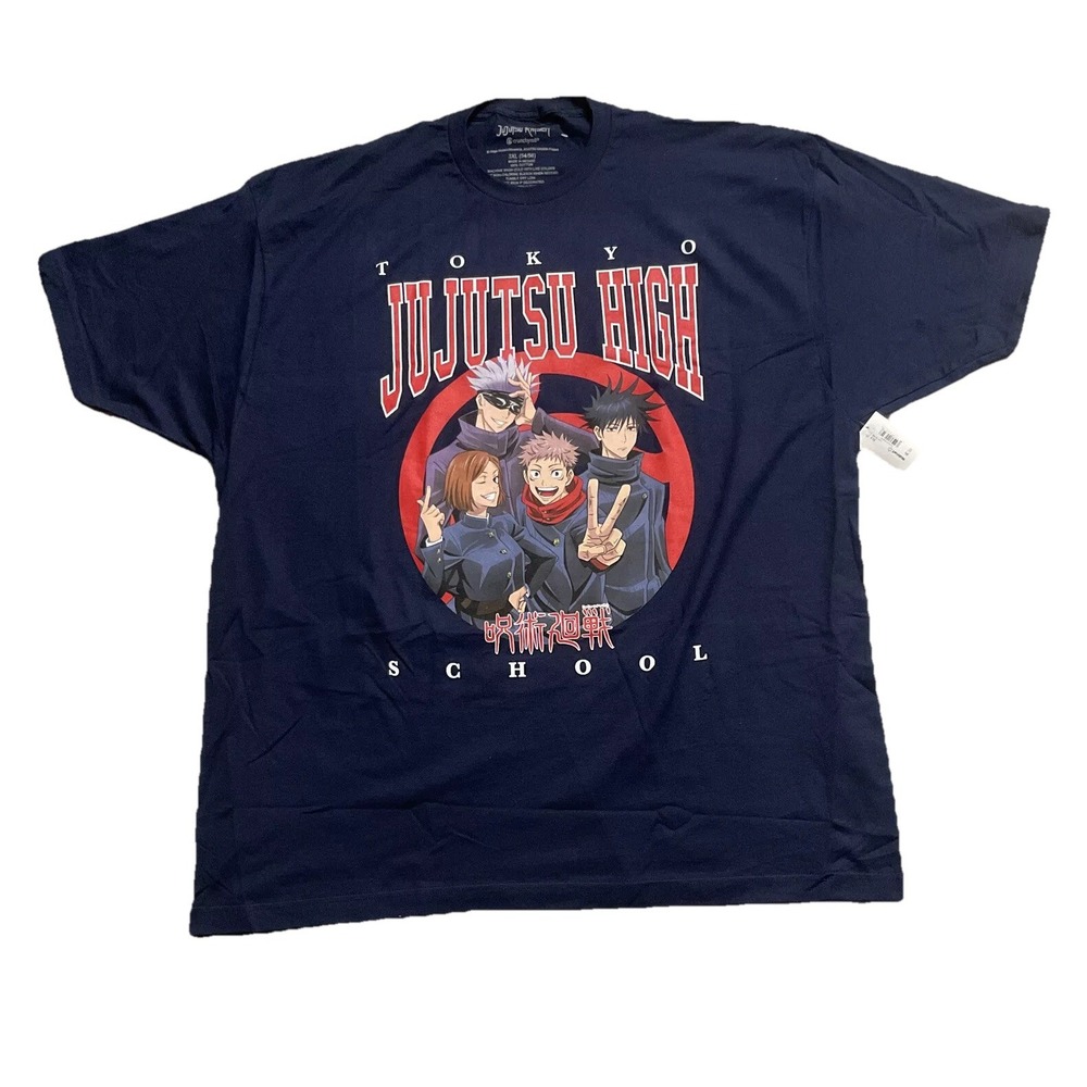 NWT Jujutsu Kaisen Tokyo High School T-Shirt Crunchyroll -‎ Adult L